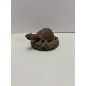 Tim Wolfe Signed Turtle Art Sculpture "TODD" Vintage 1992 #5